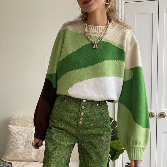House of Sunny Sweaters - 🚫SOLD🚫 NWT House of Sunny Golden Years Sweater